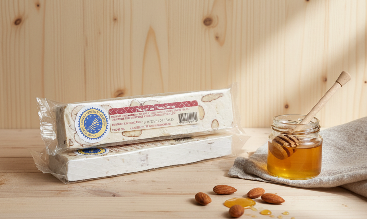 Barre nougat Montélimar IGP - Le Chaudron d'Or