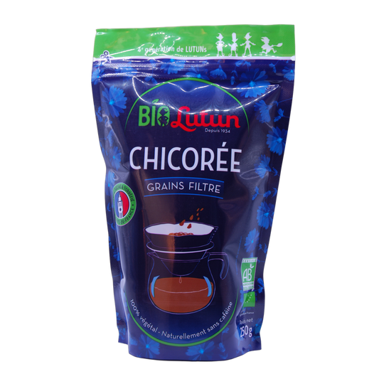 Chicorée Lutun Bio en grains pour filtre 250g
