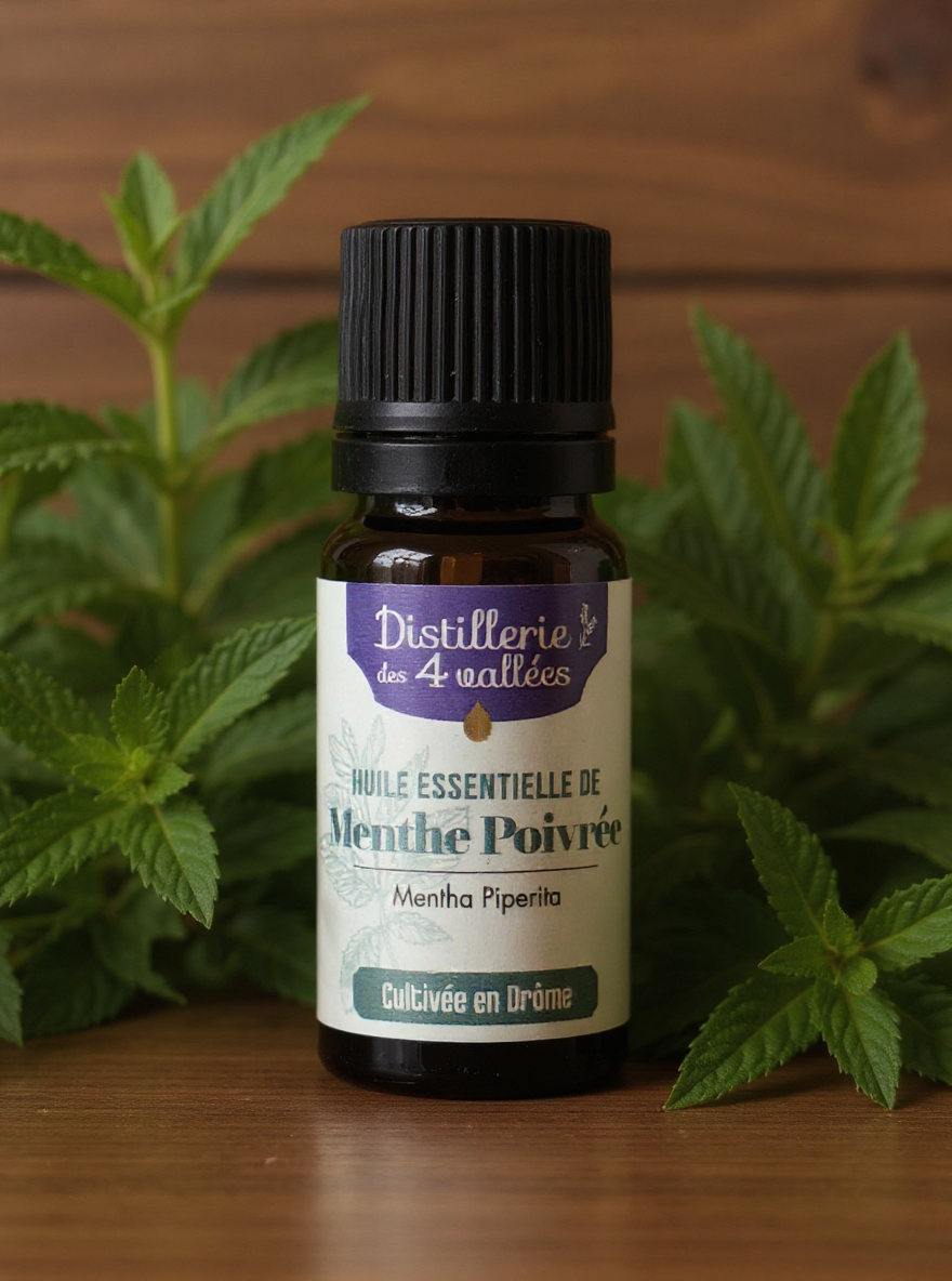 Huile essentielle menthe poivrée 10ml codigoutte