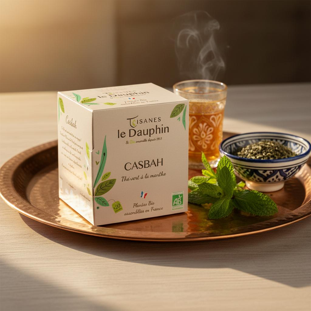 🧊 Thé vert Casbah menthe Bio