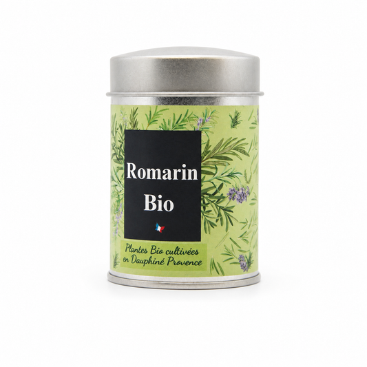 Romarin Bio saupoudreuse 30 g — packshot fond blanc