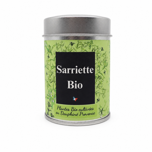 Sarriette Bio saupoudreuse — packshot fond blanc