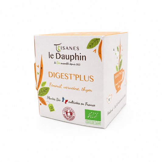 Tisane Digest Plus – boîte, packshot sur fond blanc